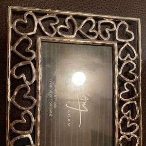 Michael Aram Silver Hearts Picture Frame 4x6